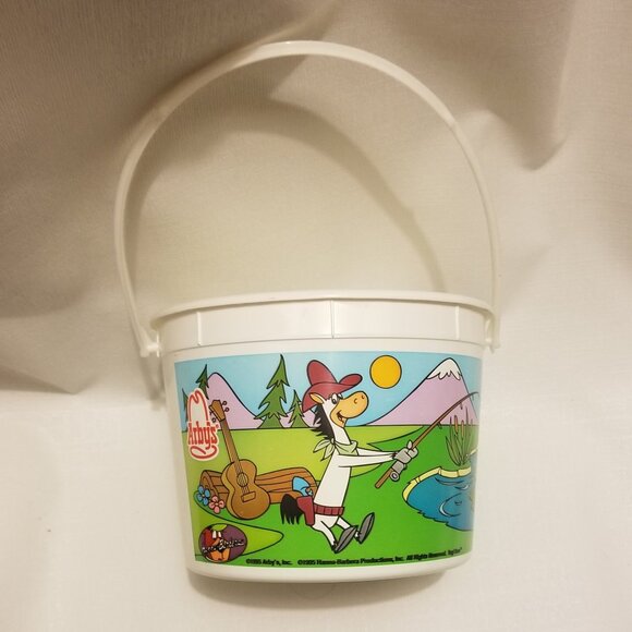 EUC 1995 Quick Draw McGraw & Baba Looey plastic bucket - Picture 2 of 9